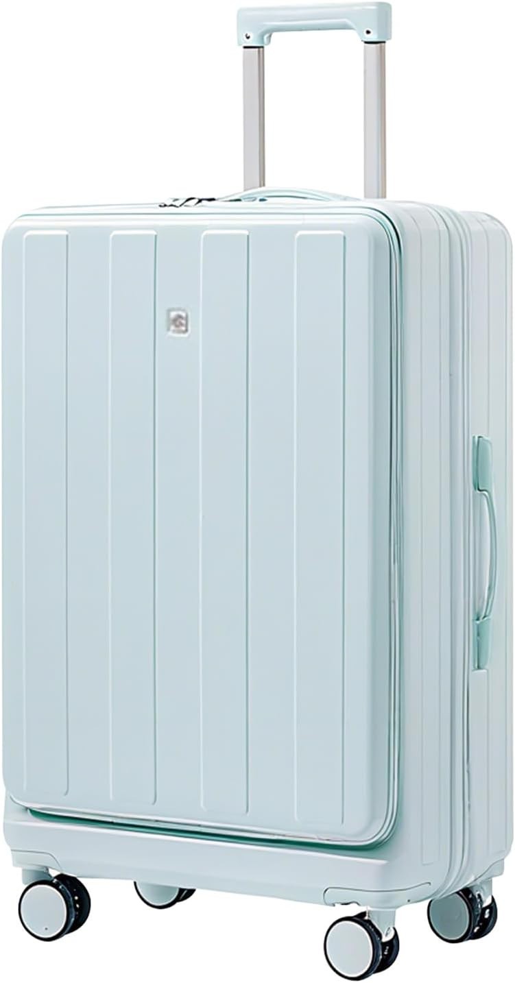 Ultramarine 20” Cabin Hard Shell Suitcase USB Port Spinner Wheels