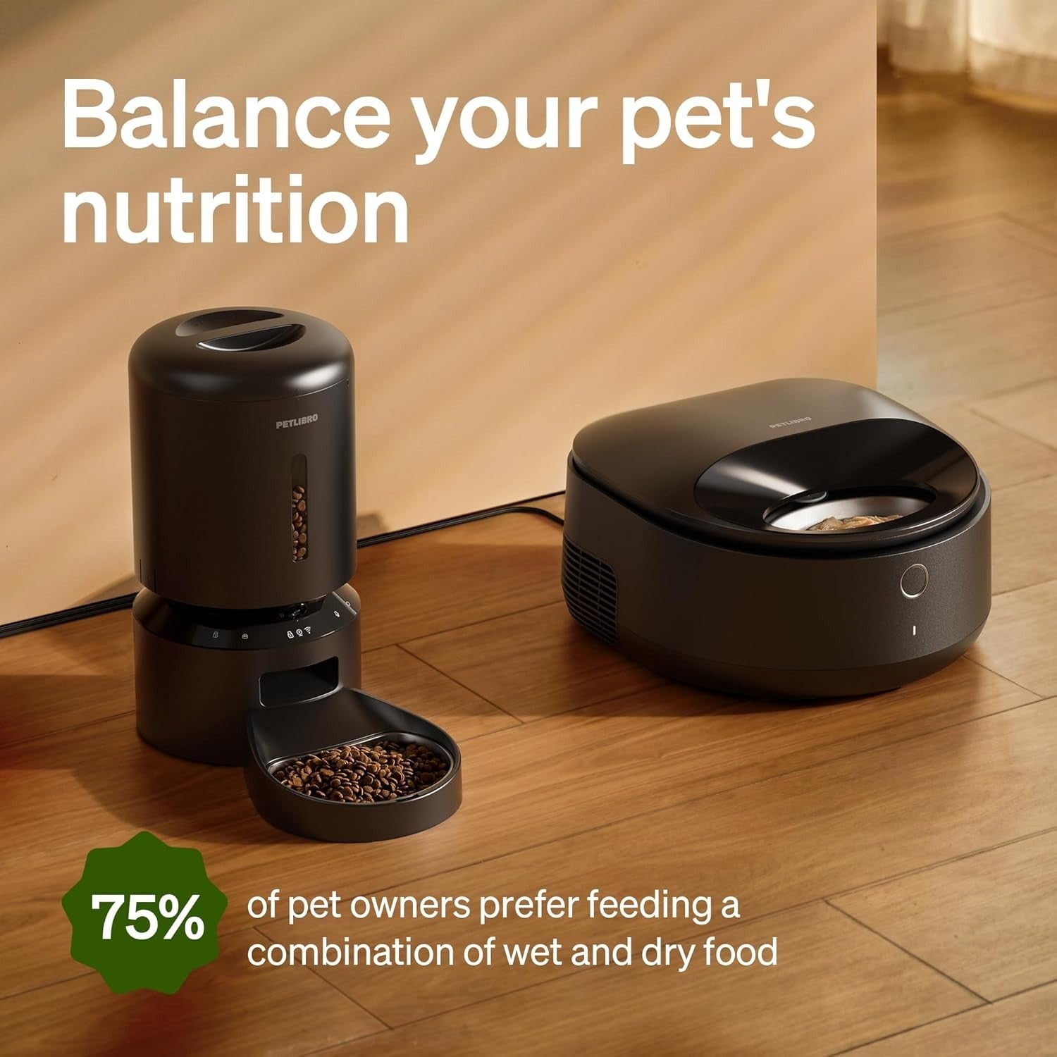 Automatic Wet Cat Feeder WiFi Refrigerated Food Dispenser 3 Day Fresh