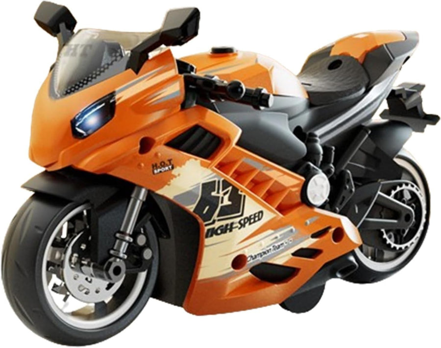 Electric Motorcycle Model Kit Toy | Realistic Lights & Sound | DIY Bike Build