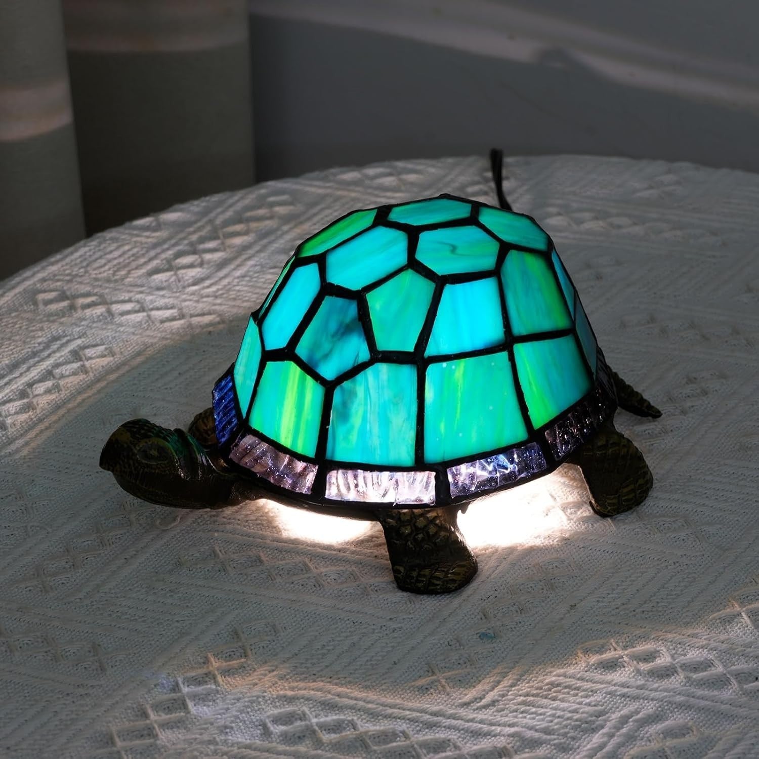 Turtle Table Lamp LED Night Light Kids Bedroom Decor Small Desk Light