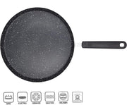 28cm Non Stick Tawa Roti Chapati Dosa Flat Pan Gas Induction Easy Clean Handle