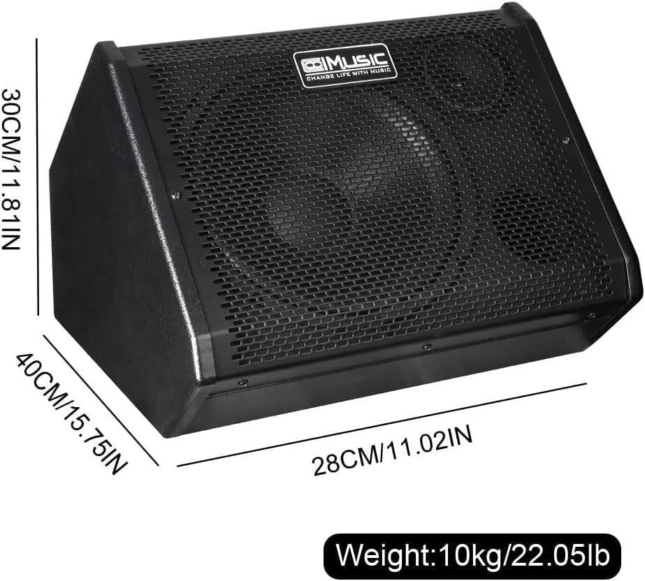 DM80 80W Electronic Drum & Keyboard Amp Bluetooth AUX 3-Band EQ