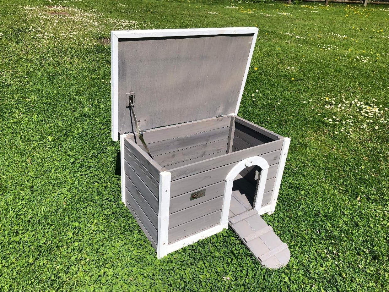 Deluxe Rabbit Hide House Outdoor Guinea Pig Shelter Weatherproof Run
