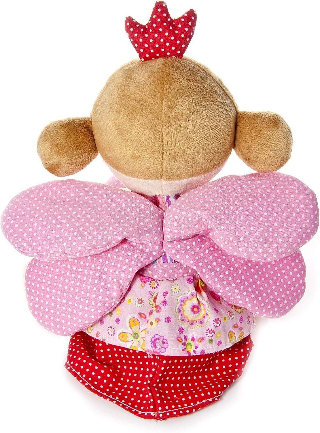 Pink Fairy Princess Soft Doll Plush Toy Wings Crown Baby Gift Girls