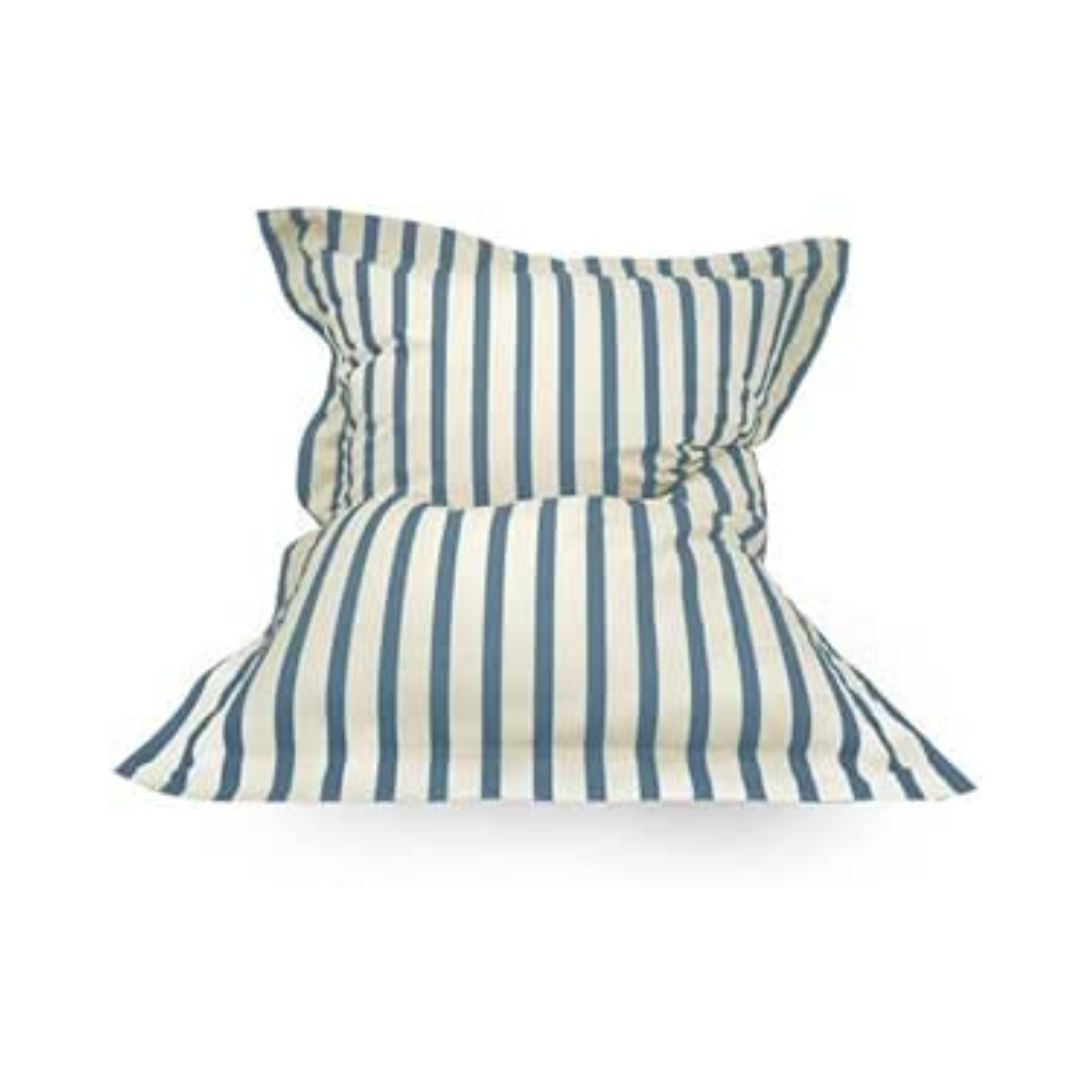 Blue Extra Large Kids Bean Bag Floor Cushion - Indoor/Outdoor Water  Resistant