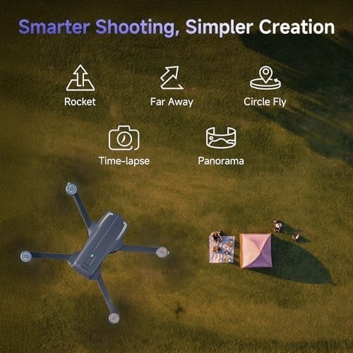 4K GPS Drone with 50-Min Flight | Follow Me, Auto Return, Gesture Control