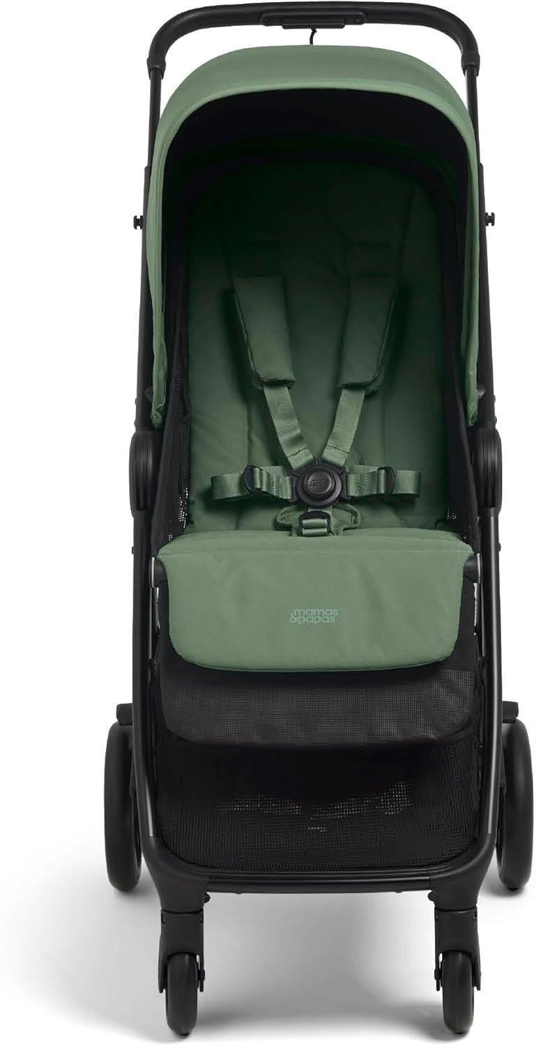 Compact Lie-Flat Travel Pushchair 22kg, Ultra Light 7kg, Slim Fold