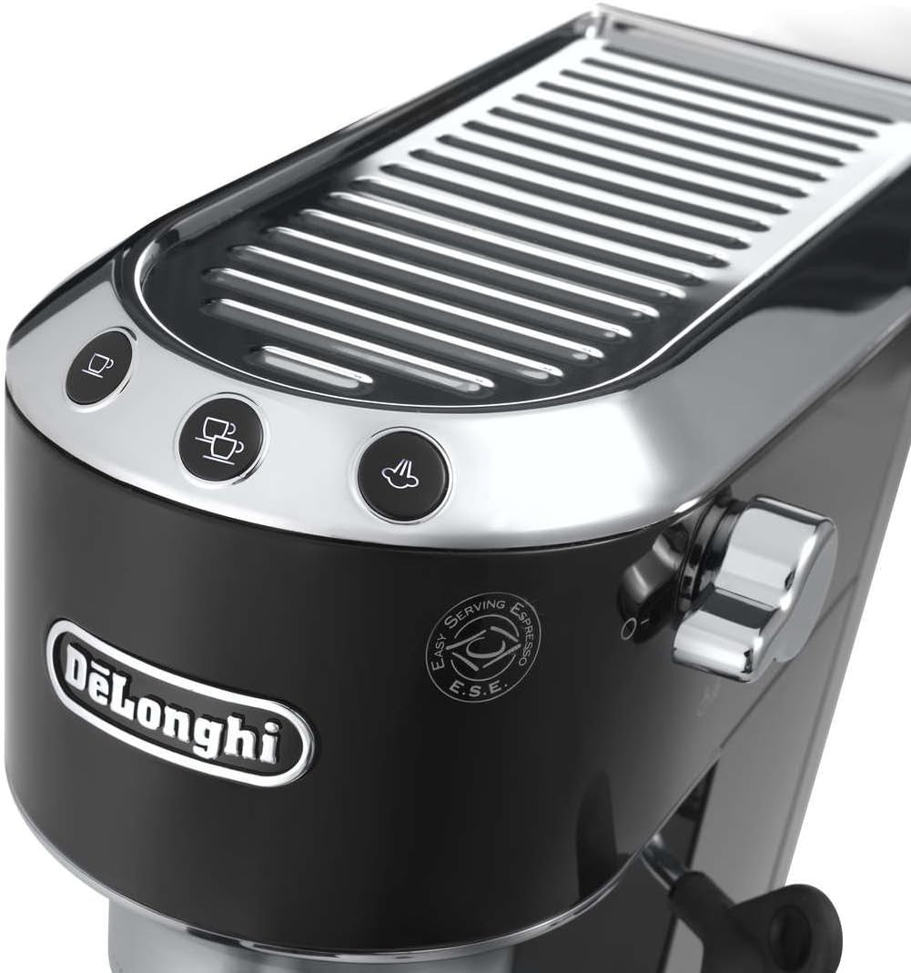 15-Bar Espresso Machine with Milk Frother | Fast Heat-Up | Slim 1L