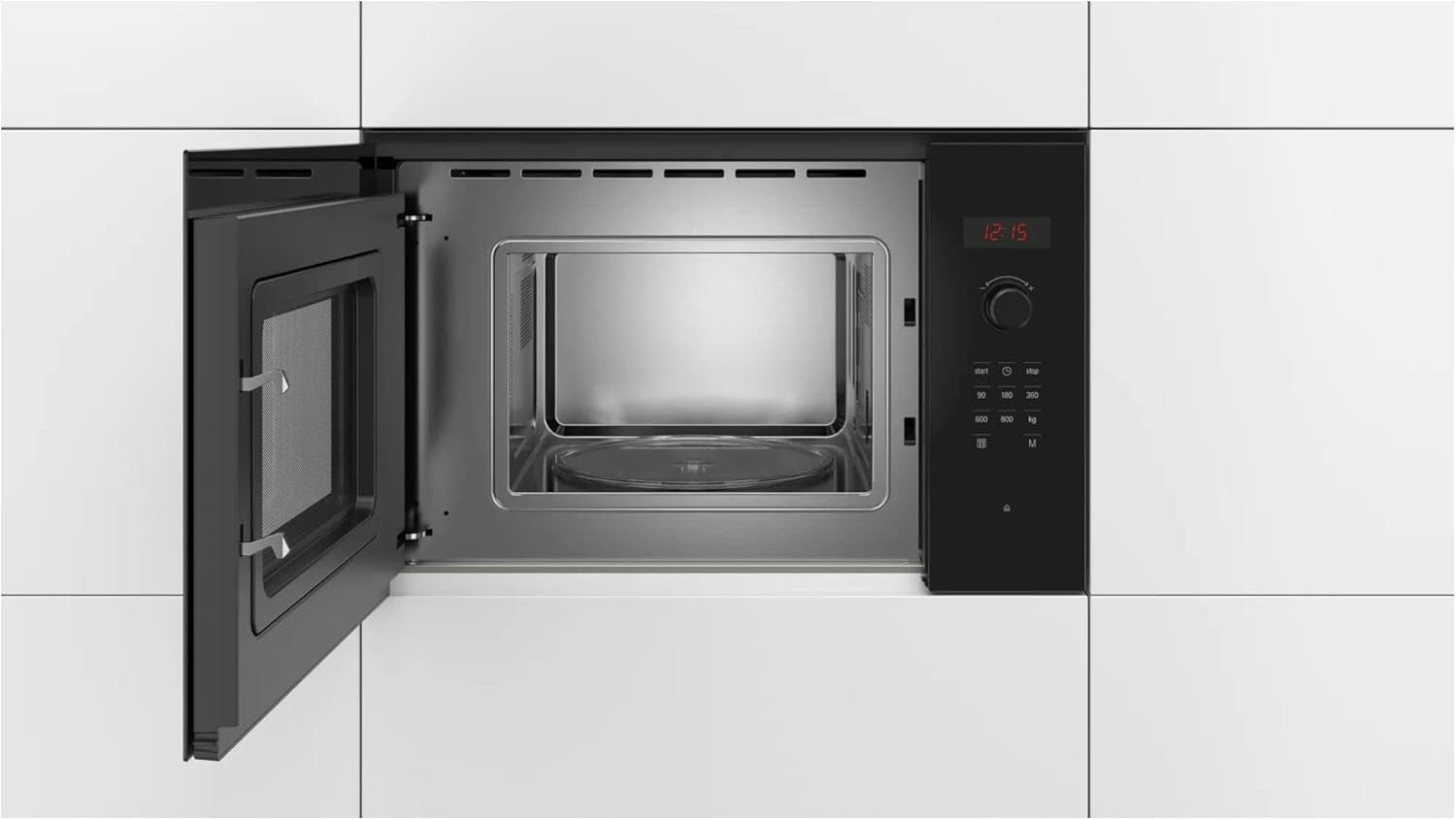 Built In Microwave Black Digital Touch Control