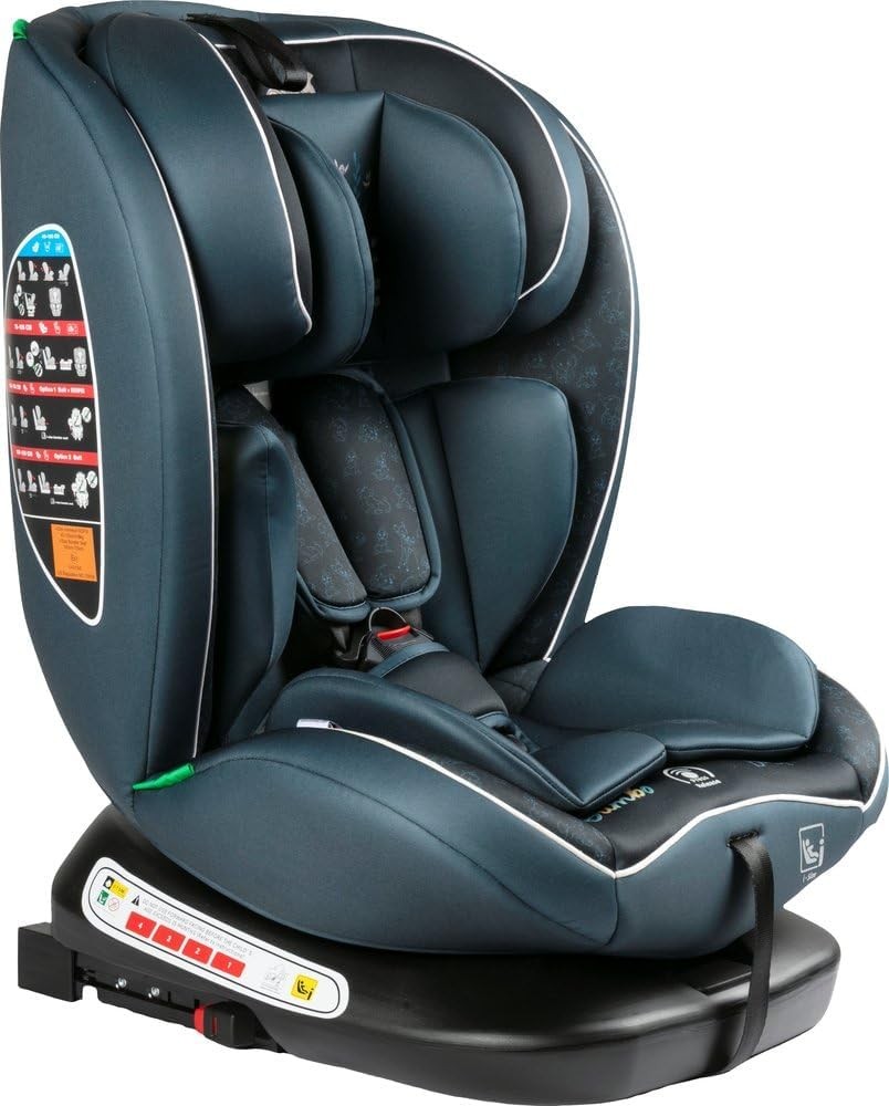 360° Swivel ISOFIX Car Seat 40-150cm Group 0/1/2/3 Reclining