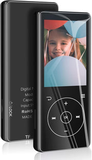 Bluetooth 5 Portable MP3 Player 64GB Music FM Radio Voice Recorder