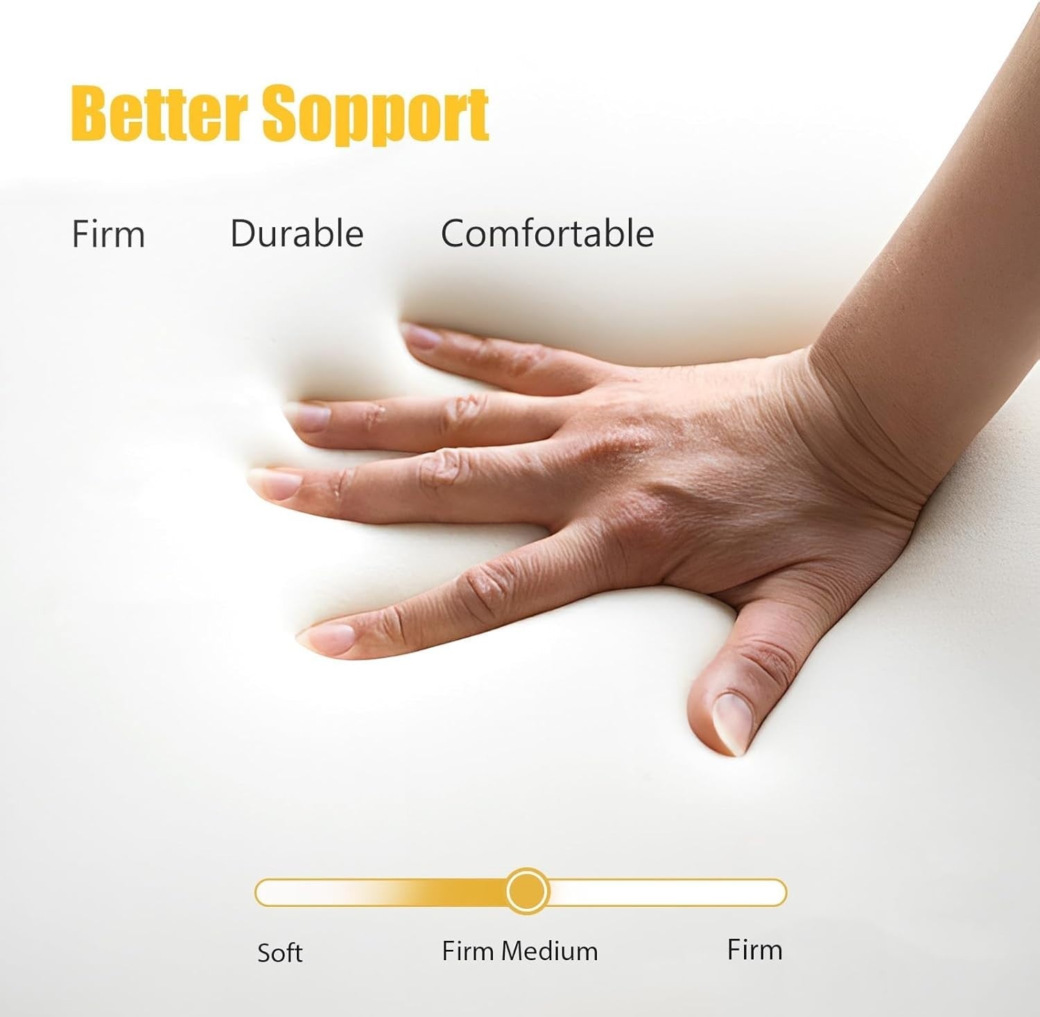Tri Fold Single Foam Mattress 10cm Thick Foldable Guest Bed Floor Mat