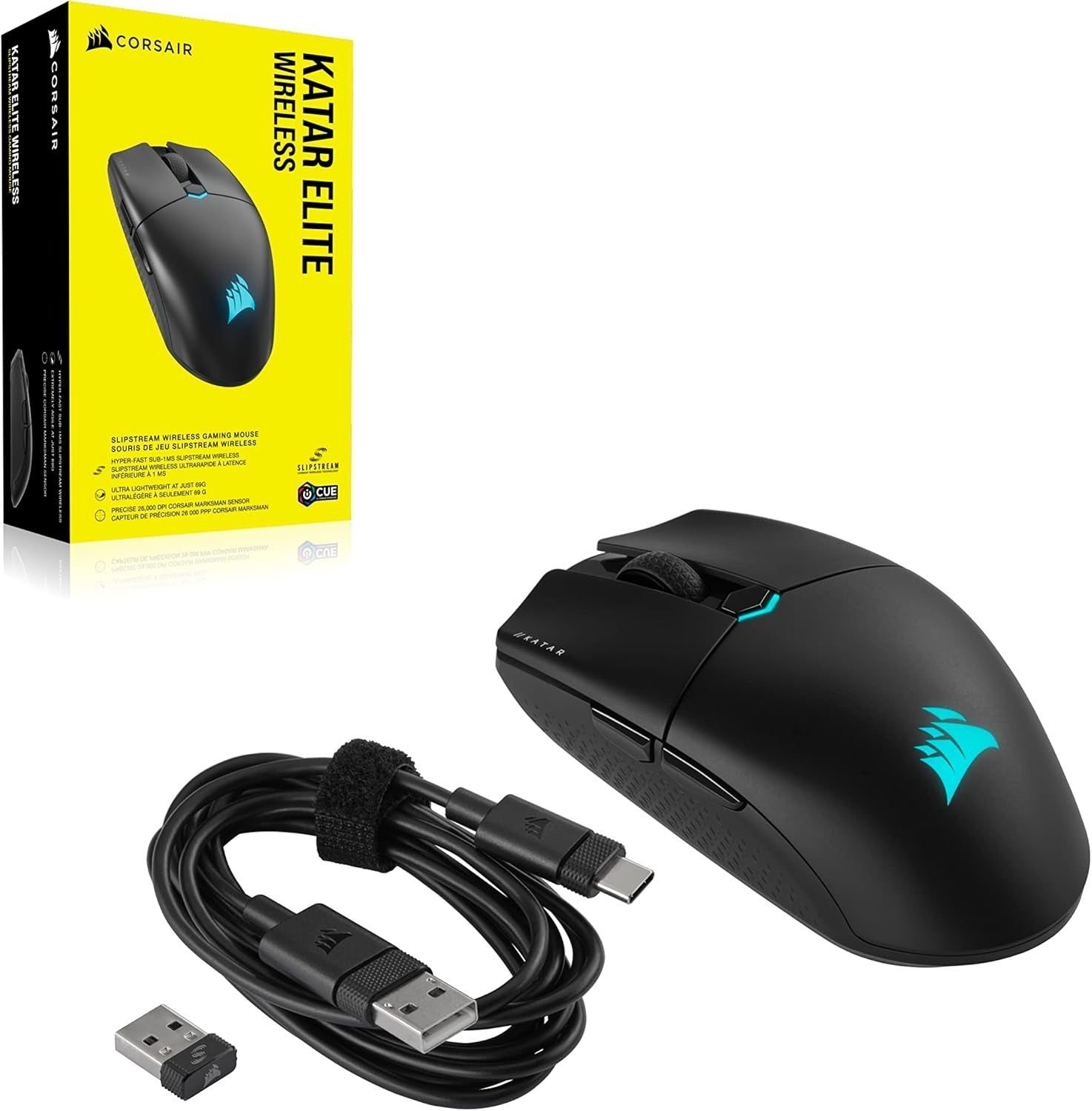 Ultra-Light Wireless Gaming Mouse 26K DPI 110Hr Battery FPS Pro