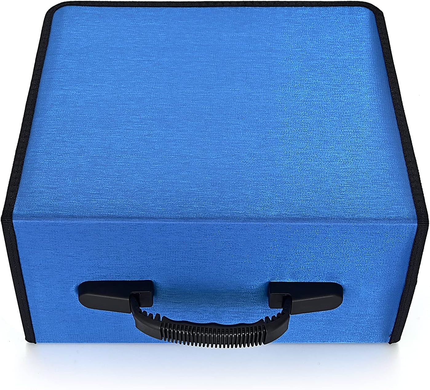 432 CD DVD Storage Case Organizer Binder Wallet Zipper Holder Blue