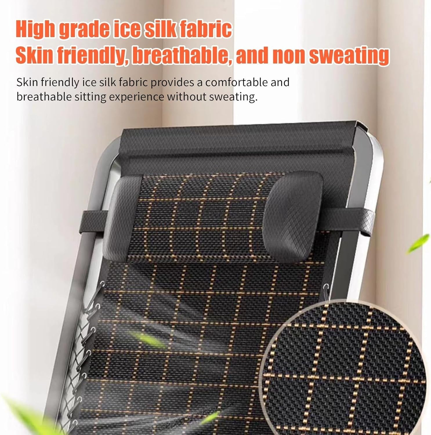 Zero Gravity Outdoor Recliner Chair - Adjustable Headrest, Heavy Duty Patio