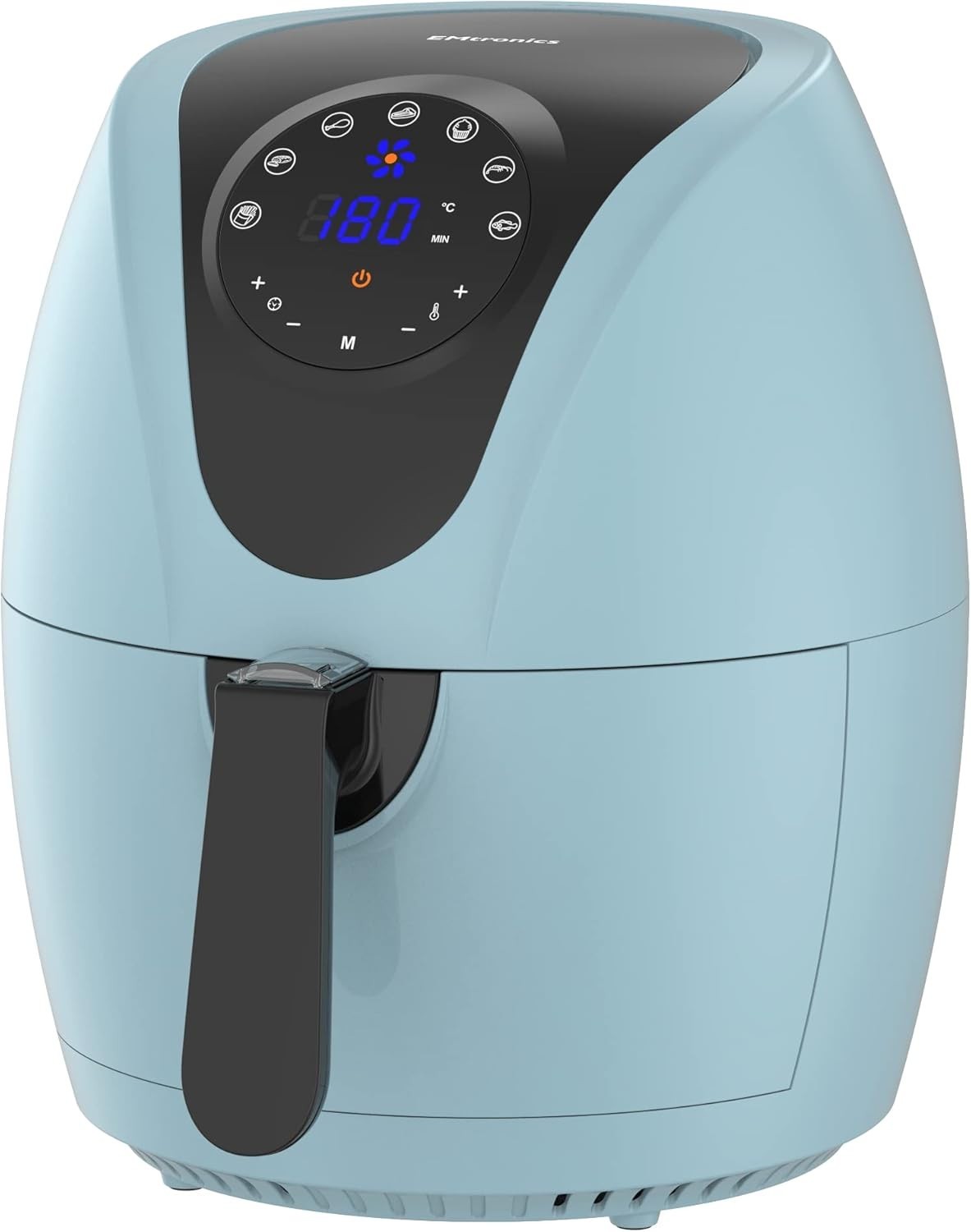 Aqua Air Fryer Set Dual Drawer 9L + 4.5L Manual Smart Presets Low Fat