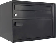 Secure Wall-Mount Parcel Mailbox Steel Lockable Drop Box Weatherproof & Spacious