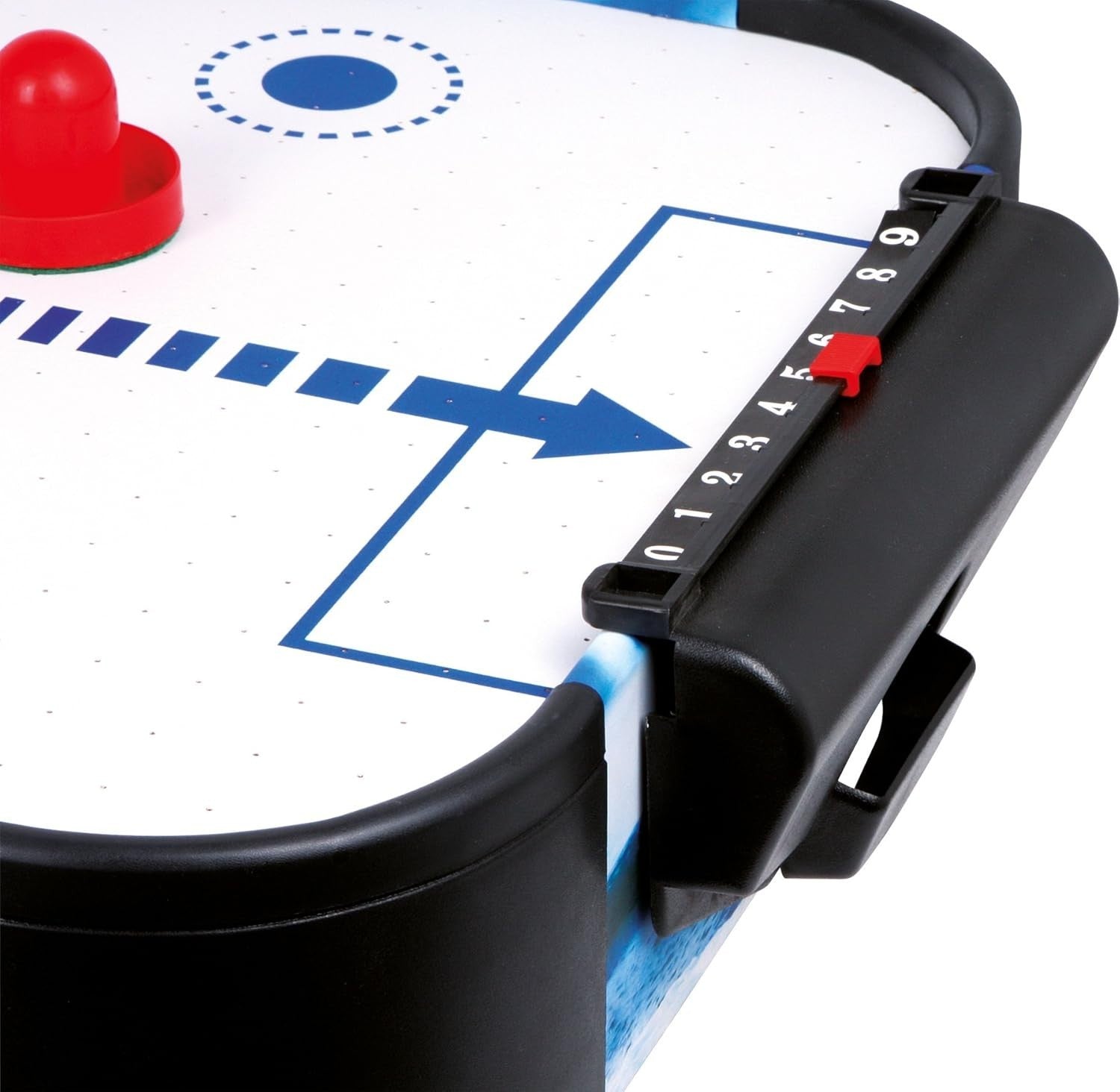 Tabletop Air Hockey Table Wooden Electric Kids Family Game Set