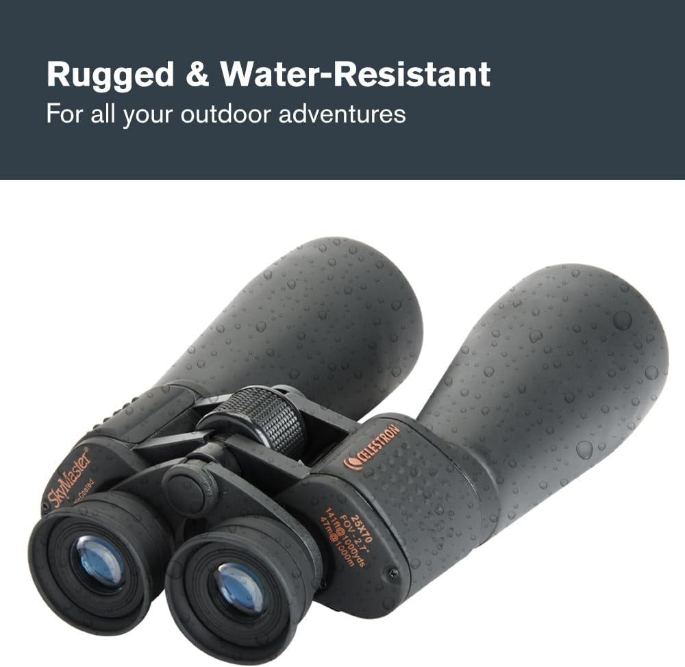 25x70 High Power Binoculars Long Range HD Optics Low Light Astronomy Viewing