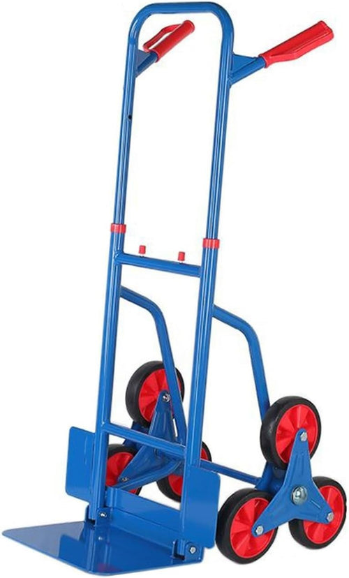 Heavy Duty Stair Climbing Hand Truck 350kg 6 Wheel Trolley Cart