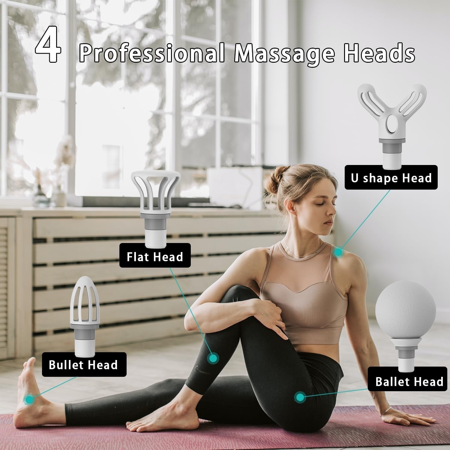 Mini Deep Tissue Massage Gun Quiet Handheld Muscle Relaxer for Neck Back
