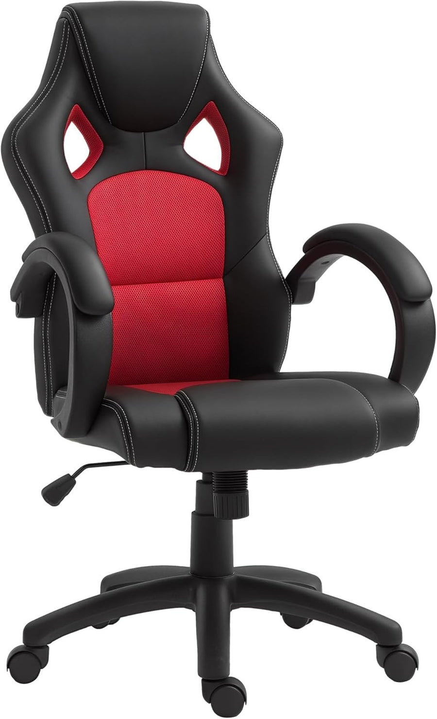 Gaming Chair Racing Style Swivel Faux Leather Office Desk