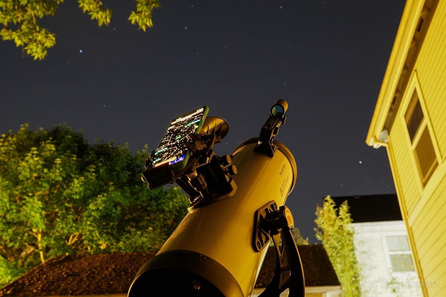 102mm Refractor Telescope with Smartphone App, Eyepieces & Mount, Silver