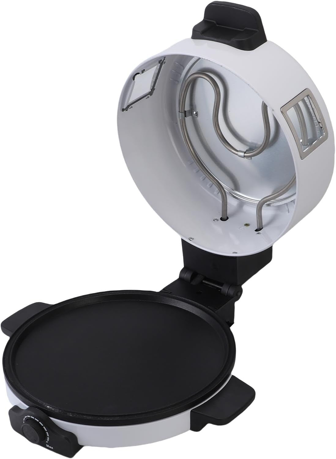2000W Electric Pizza Maker | Non-Stick Grill Oven Adjustable Temp Visible Window