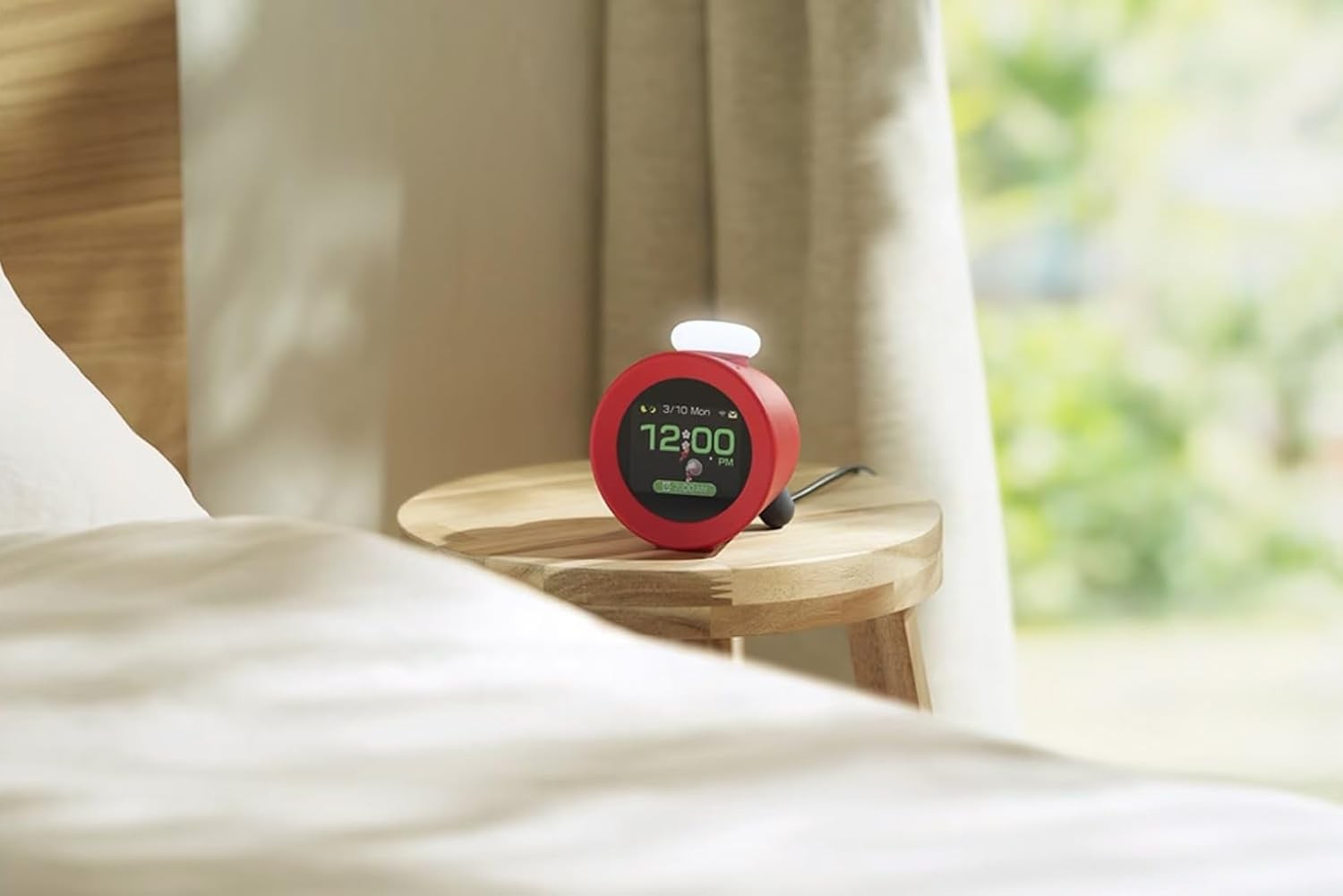 Interactive Game Sound Alarm Clock Digital Bedside Display Motion Sensor