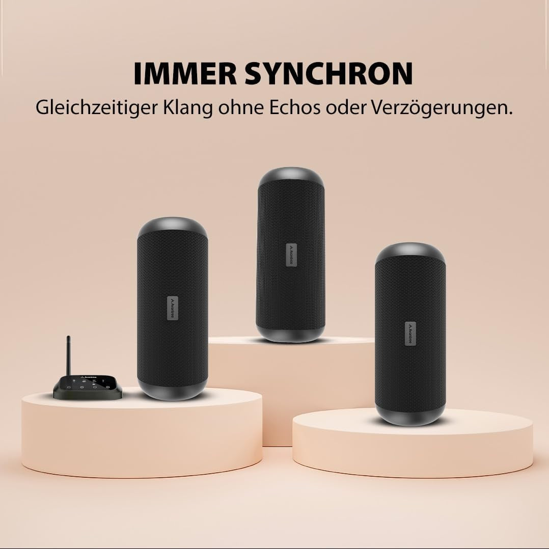 Avantree Harmony 2 Multi-Room Wireless Speaker Bundle Bluetooth Receiver