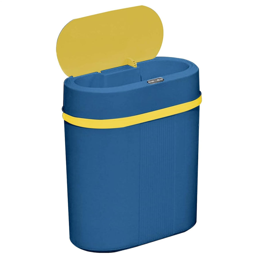 Large Motion Sensor Touchless Trash Can – Slim Space-Saving Bin