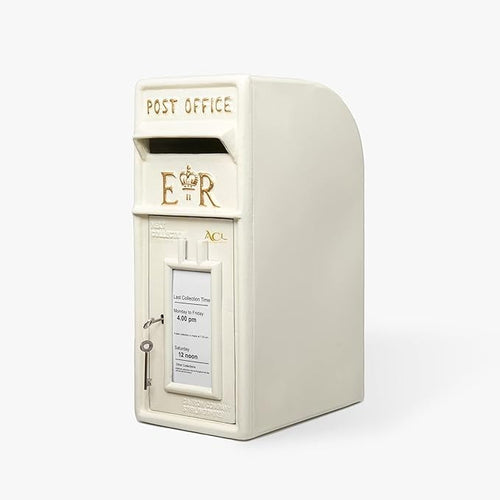 Lockable Cast Iron Wall Post Box | Secure Mailbox | Vintage Royal Mail Style