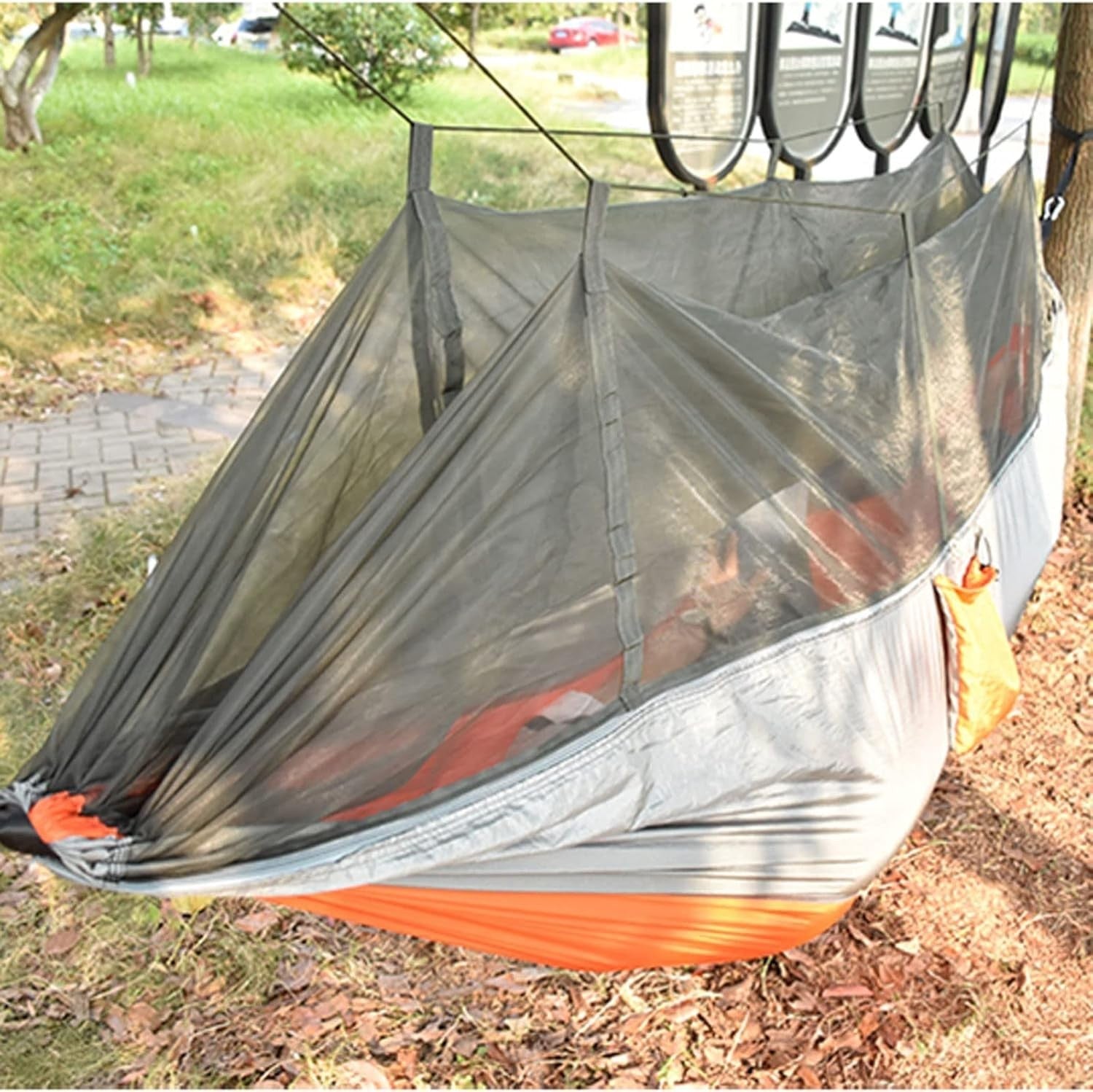 Lightweight Portable Camping Hammock 1-2 Person Nylon Outdoor Swing Bed