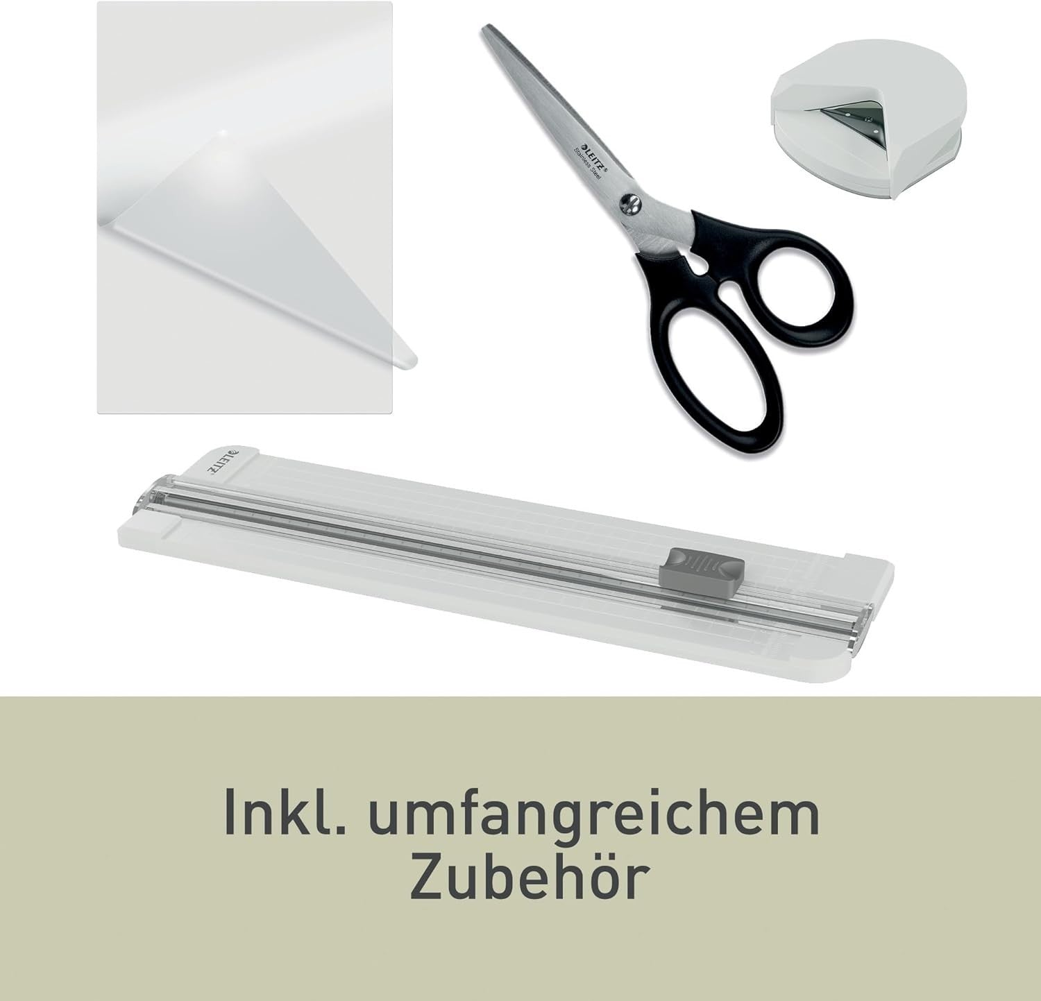 A4 Laminator DIY Kit Hot Fast Warm-Up Anti-Jam + 30 Pouches