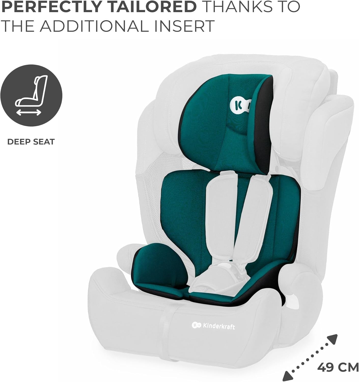 i-Size R129 Group 1/2/3 Child Car 5-Point Harness 76–150cm