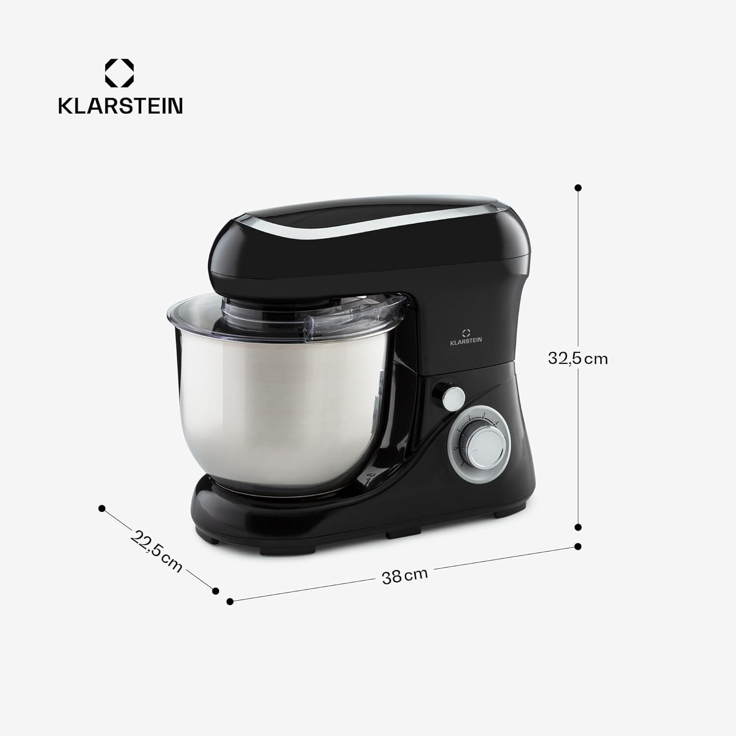 5L Stand Mixer 1300W Planetary Rotation 6 Speeds w/ Dough Hook & Whisk