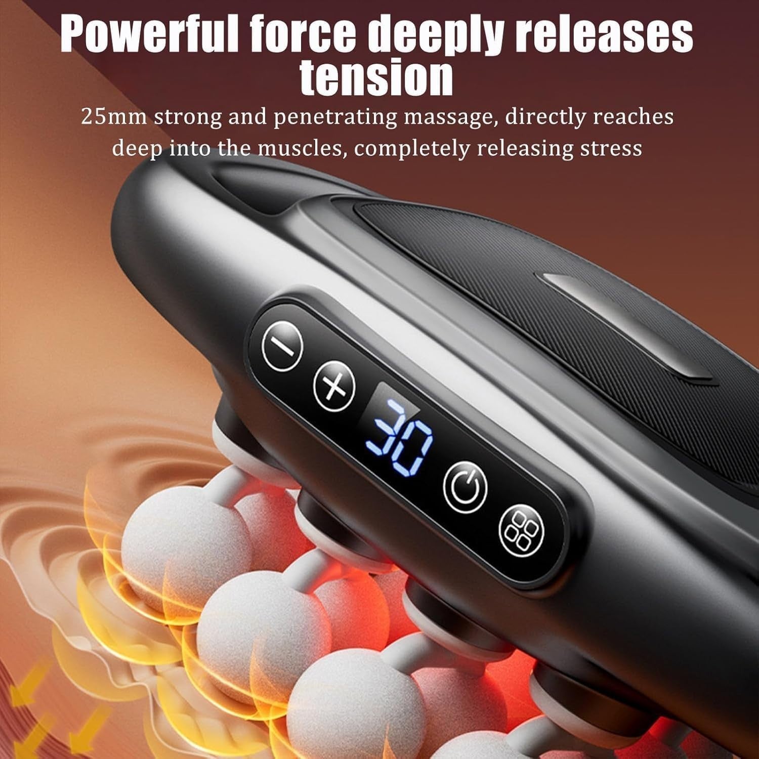 16 Head Deep Tissue Massage Gun 30 Speed High Torque Muscle Recovery Tool