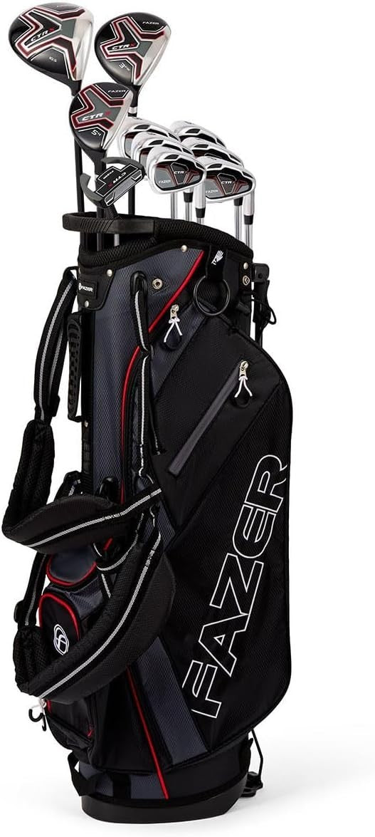 Mens Right Hand Golf Club Set Graphite Driver Irons Putter Bag