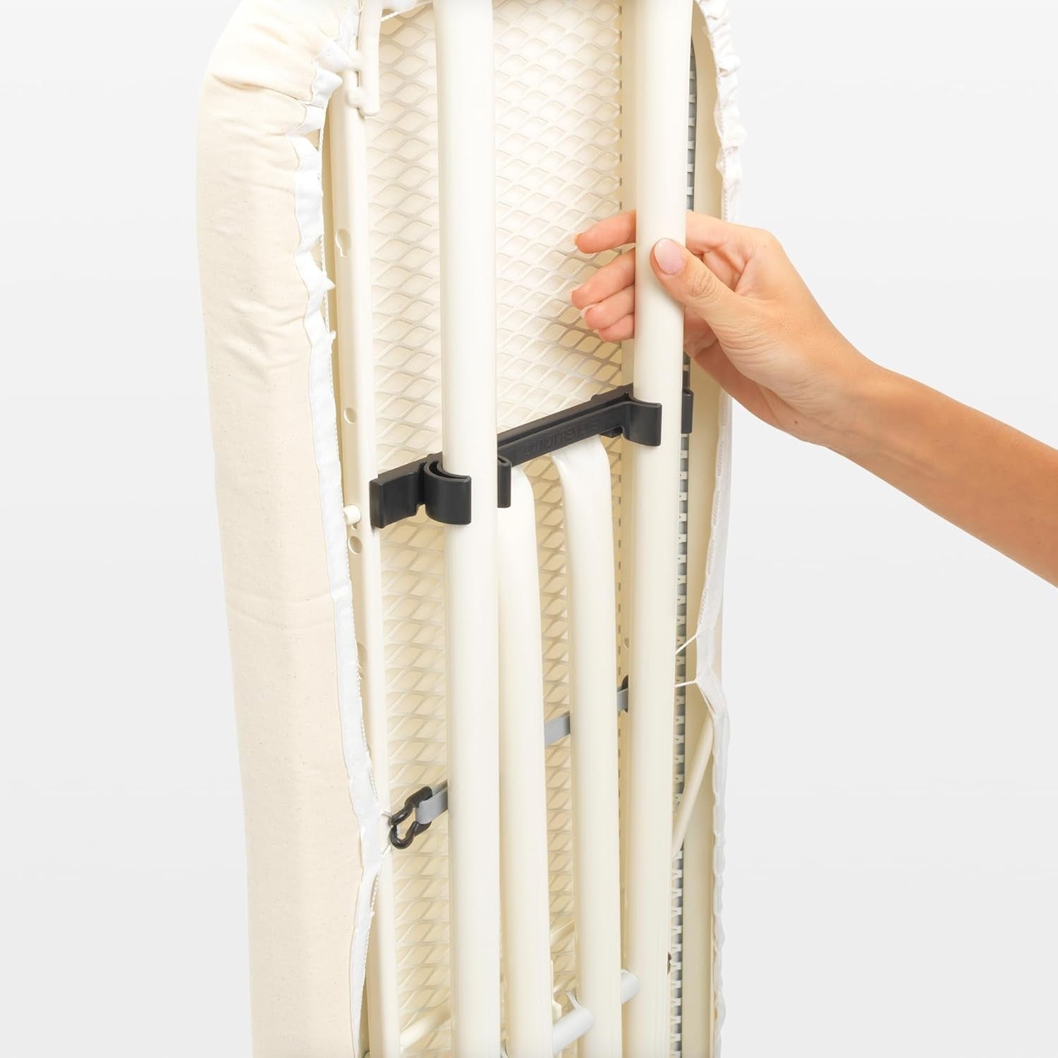 Compact Ironing Board 110x30cm Adjustable Height Steam Iron Rest