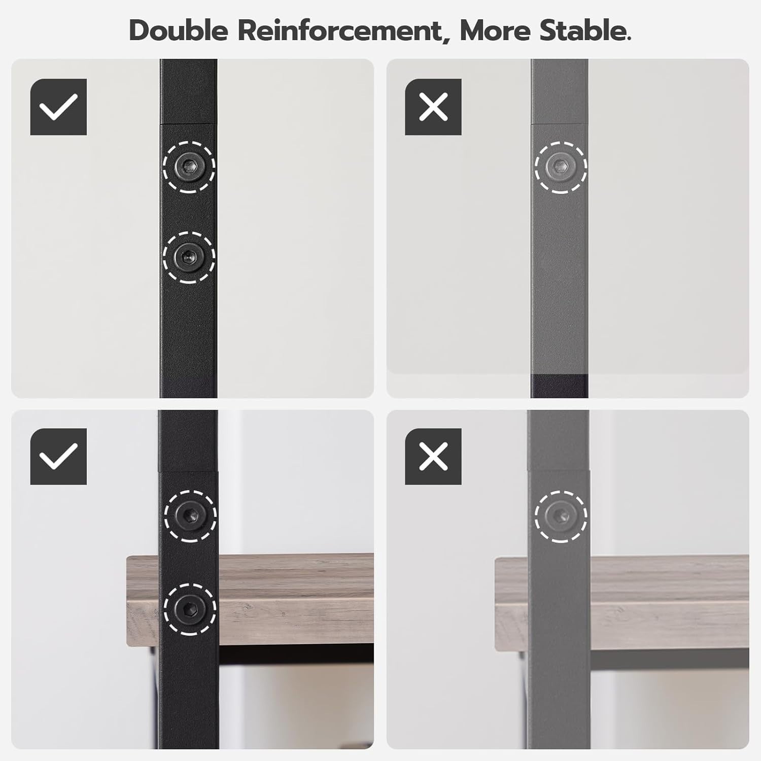 Freestanding Coat Rack with Shoe Storage – 9 Hooks Hall Tree 190cm