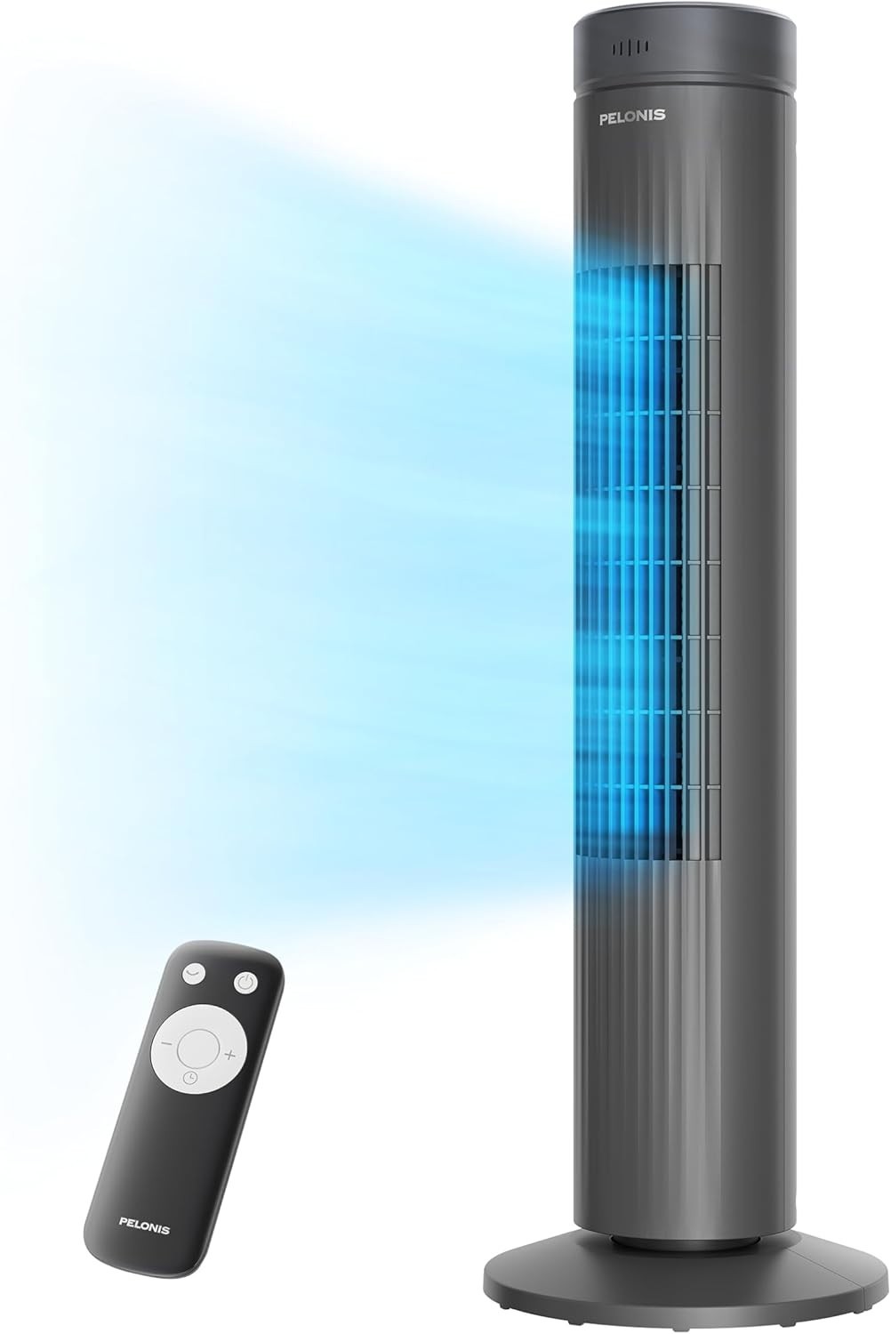 Portable Tower Fan 30 Inch 3-Speed Oscillating Quiet Cooling Fan with Remote