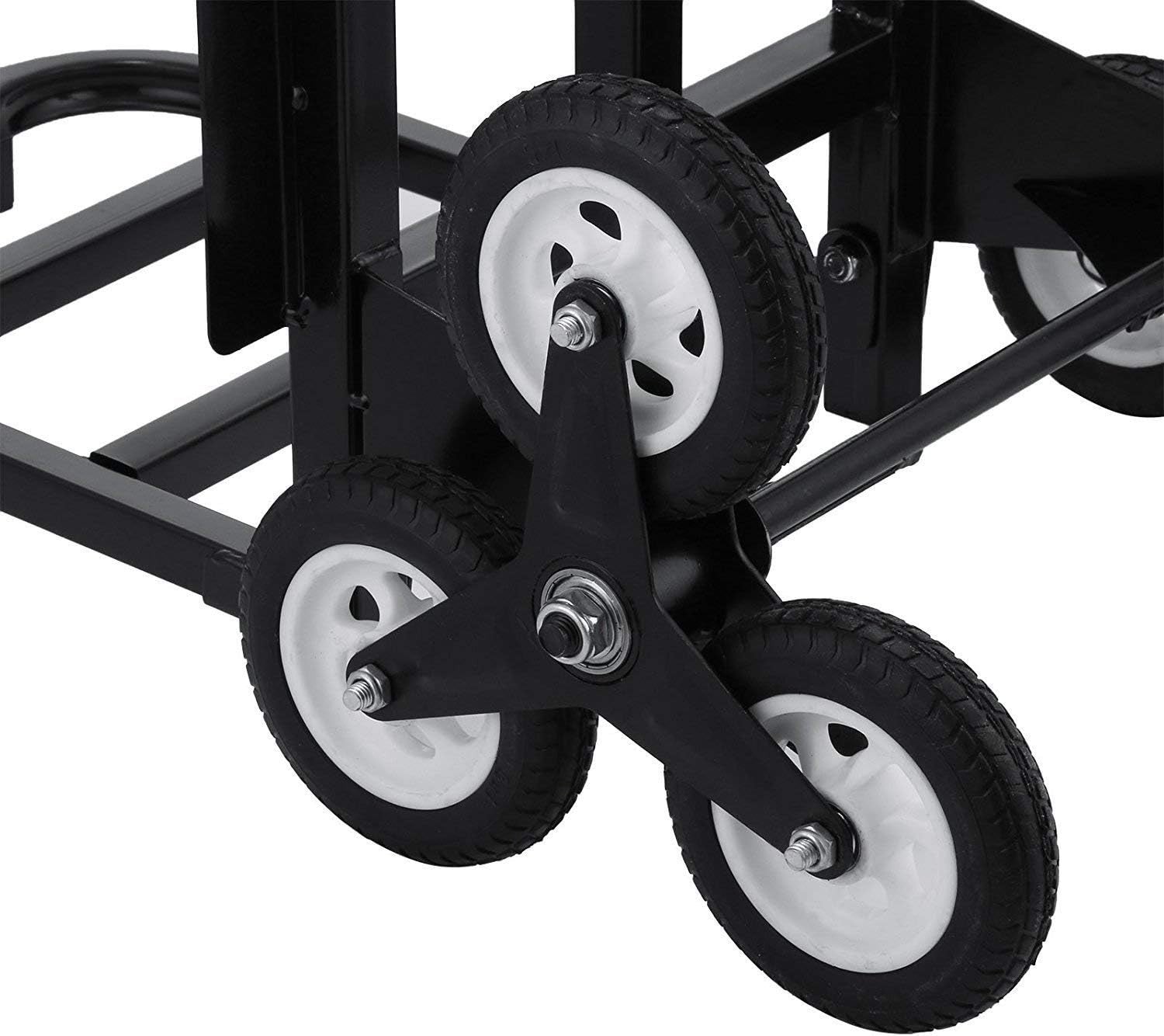 Heavy Duty Stair Climbing Sack Truck 125kg Folding Hand Truck Wheels