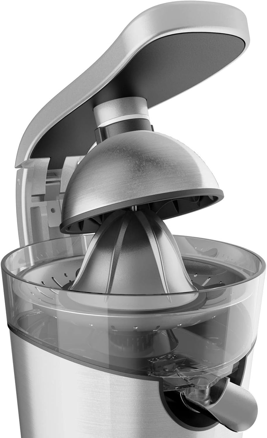 Electric Citrus Juicer Stainless Steel 300W Direct Cup Anti-Drip Easy Clean