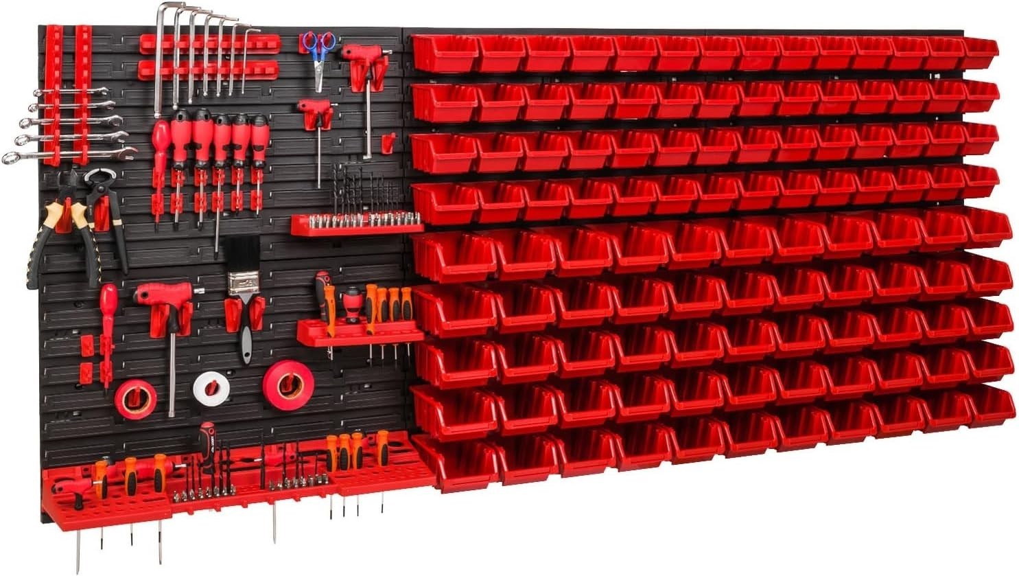 Extra Large Garage Pegboard Tool Organizer Wall Storage Rack