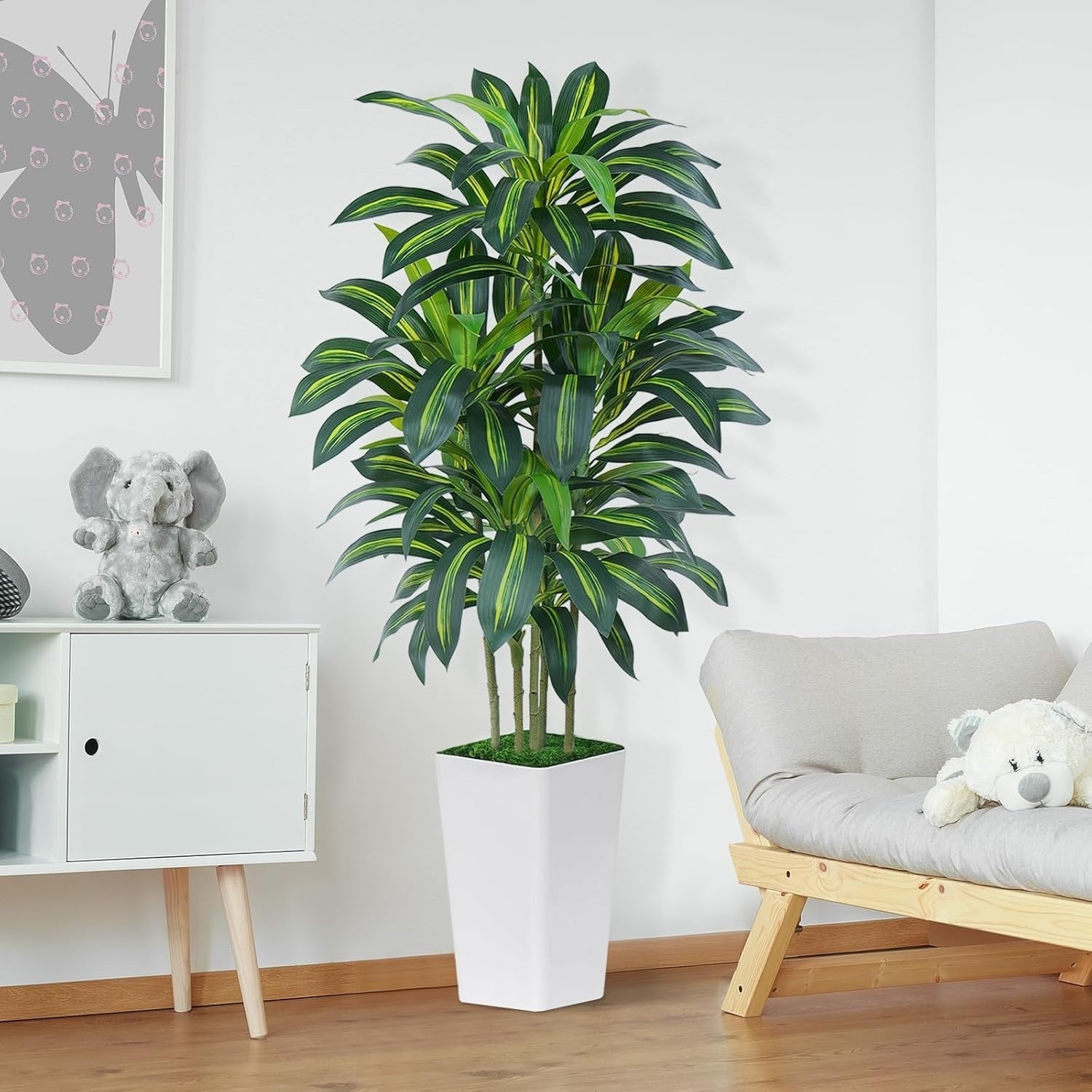 180cm Artificial Dracaena Tree Faux Tropical Indoor Home Office Decor Plant