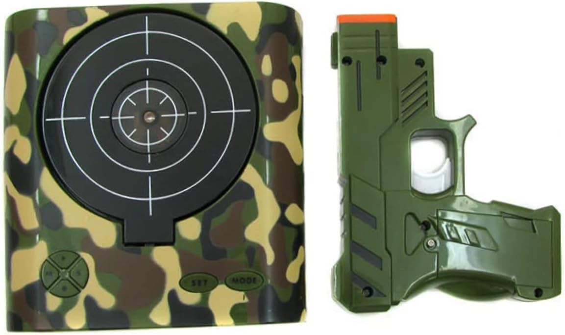 Target Shooting Alarm Clock Silent Digital Desk Clock Large Display Game