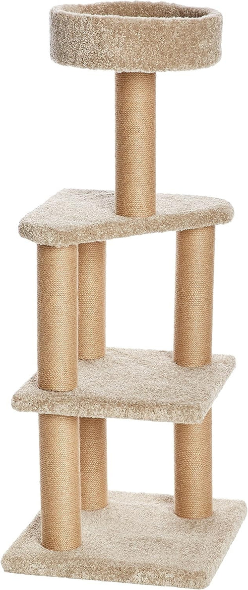 Large Cat Tree Tower Scratching Posts Multi-Level Indoor Climber 117cm