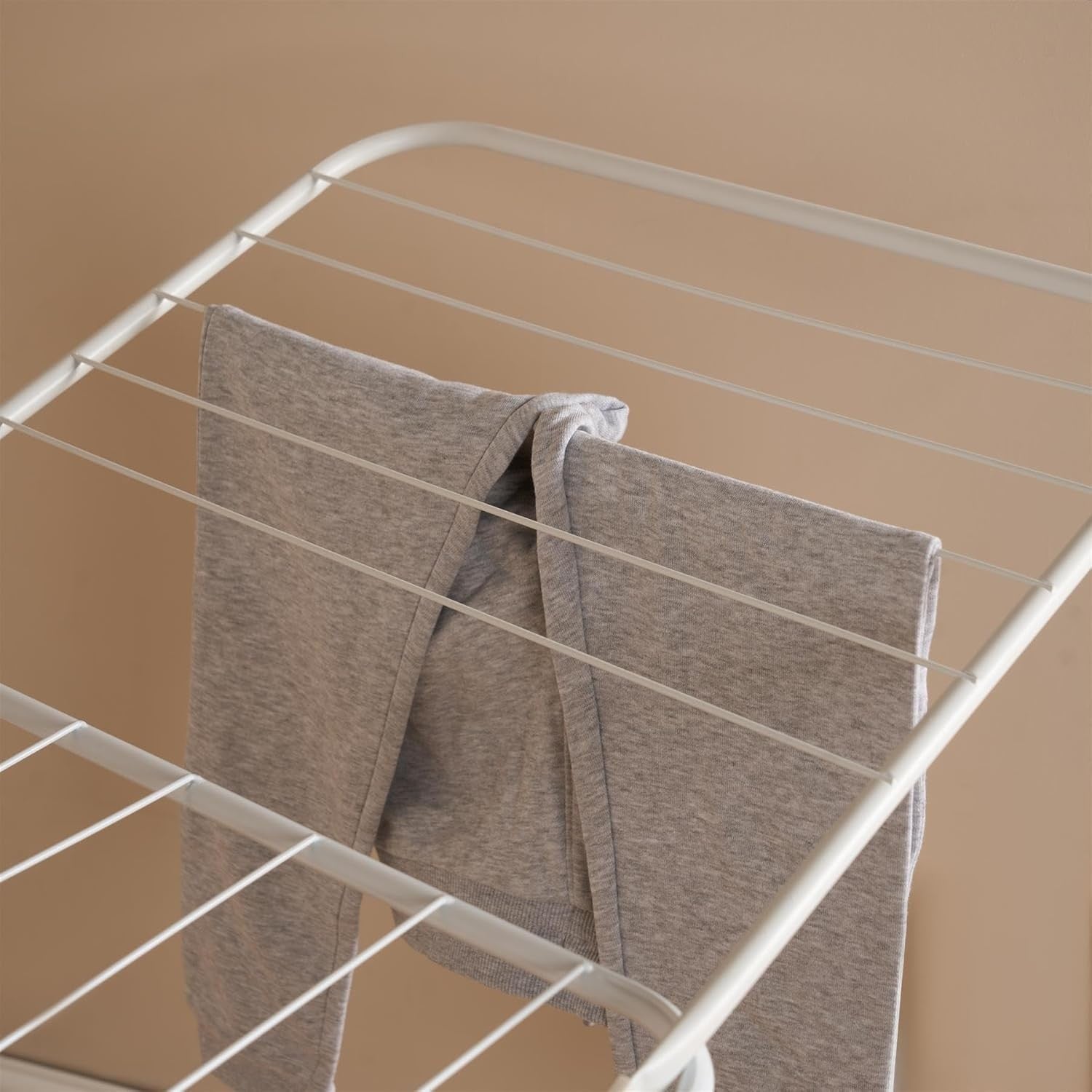 Clothes Airer Dryer 18m Folding Winged Rack Stainless Steel Space Saving Indoor