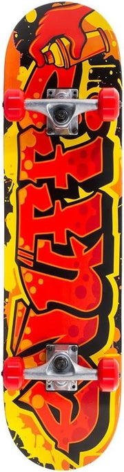 31.5" Graffiti Skateboard Maple Deck 54mm PU Wheels ABEC 7