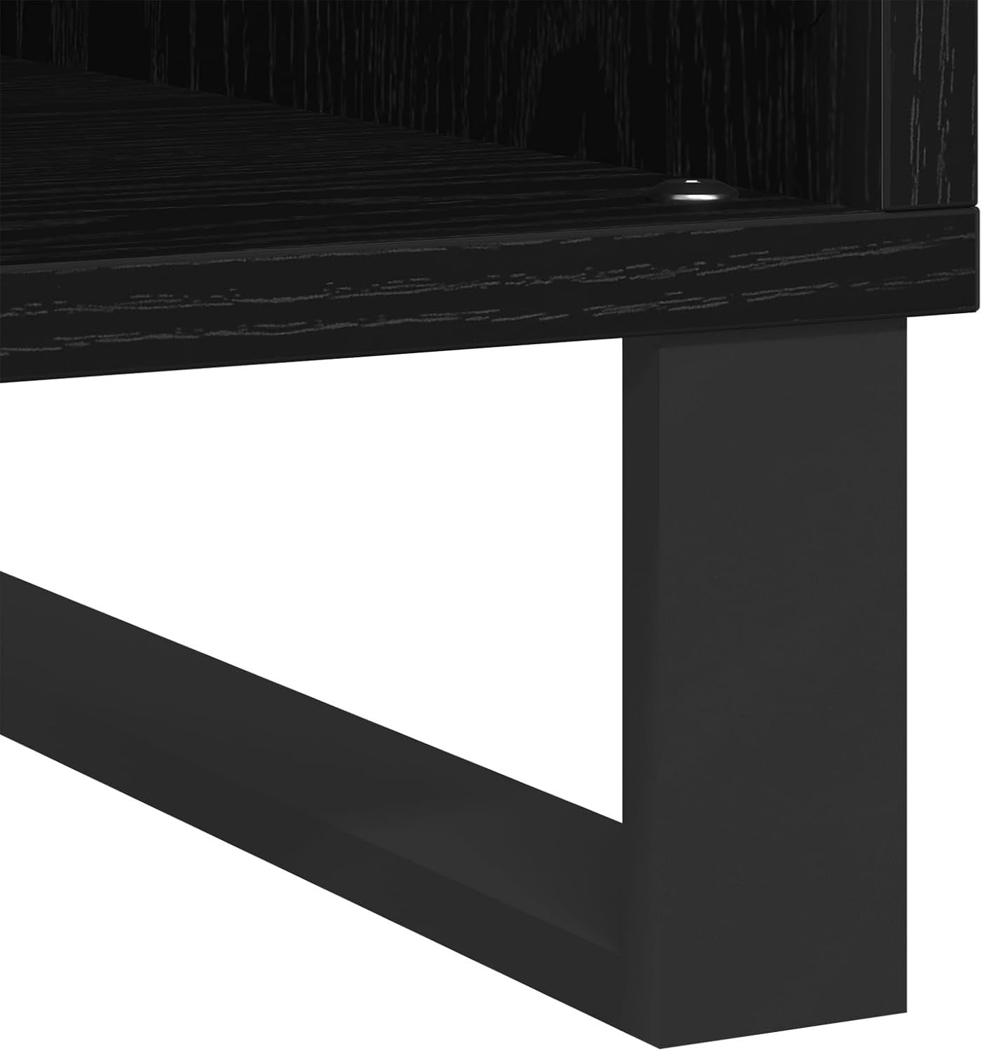 Black Oak Media Storage Cabinet – DVD Organizer & TV Console, Durable